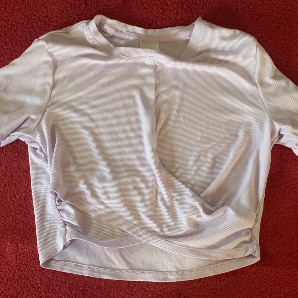 Kids  Lavender Twist Front Top